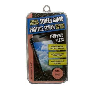 Shatter Resistant Tempered Glass Screen Protector for iPhone Series X and XS